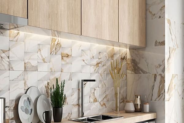 تصویر 4 از ماربل شيت بین کابینتی طرح سنگ مرمر